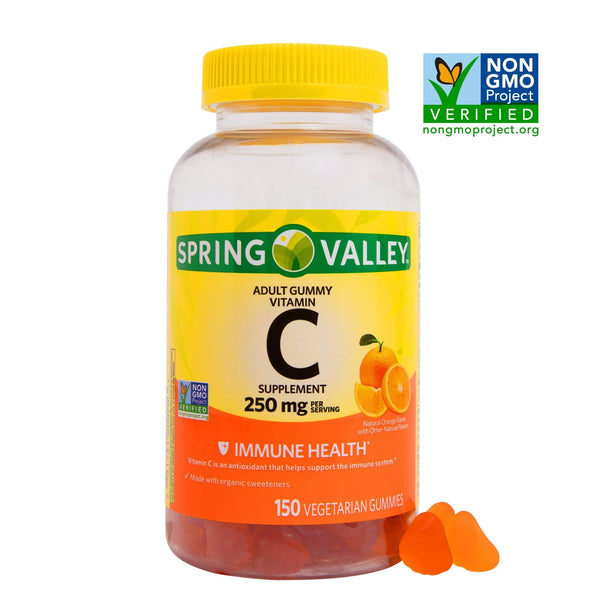 Spring Valley Vegetarian Vitamin C Gummies; 250 mg; 150 Count EasyOptionXY LLC