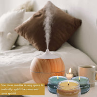 Tyler Candle Company Get Well Soon Candle Gift Set , Scented Candles, Aromatherapy Candle, 3 Long Lasting Candles with Natural Essential Oils, 3.4 oz Each w Worldwide Nutrition Multi Purpose Key Chain EasyOptionXY LLC