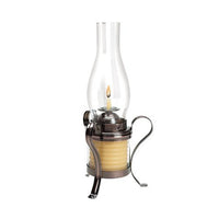 Candle By The Hour 20625B 40 Hour Coil Candle With Hurricane Lamp - Black EasyOptionXY LLC