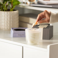 Demdaco Loved Bergamot Blush Lemon White 7 ounce Soy Blend Wax Jar Candle EasyOptionXY LLC