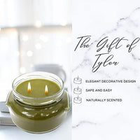 Tyler Candle Company Tyler Scent Jar Candle - Luxurious Scented Candle with Essential Oils - Long Burning Candles 110-120 Hours - Large Candle 22 oz with Worldwide Nutrition Multi Purpose Key Chain EasyOptionXY LLC