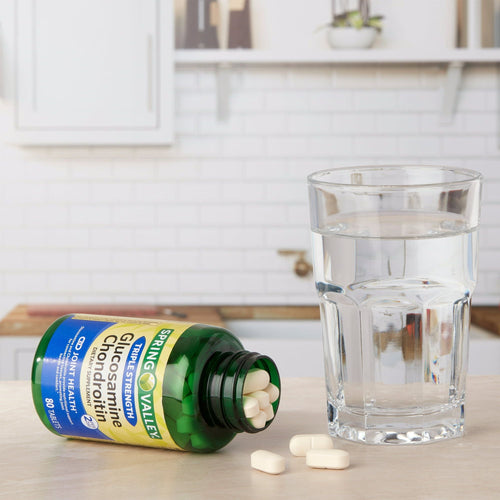 Spring Valley Triple Strength Glucosamine Chondroitin Supplement Twin Pack; 80 Count EasyOptionXY LLC