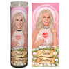 Saint Britney Celebrity Prayer Devotional Parody Candle - 8" white, unscented glass EasyOptionXY LLC