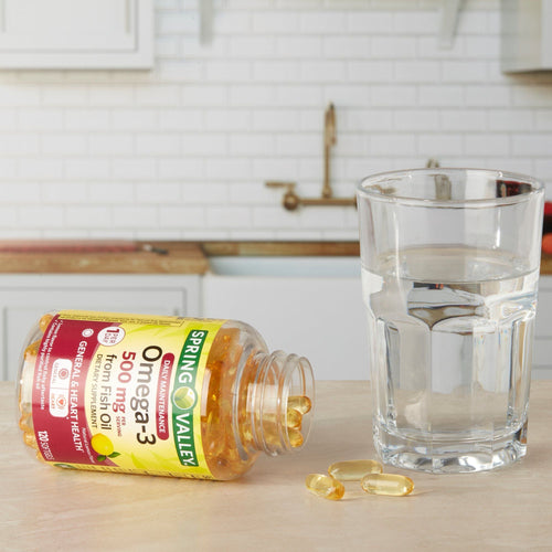 Spring Valley Omega-3 Fish Oil Dietary Supplement; 500 mg; 120 Count EasyOptionXY LLC