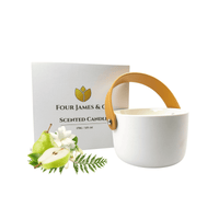 FOUR JAMES & CO Luxury Highly Scented Premium Eco-Friendly Soy Wax 6oz Candles in Modern Giftable Box EasyOptionXY LLC