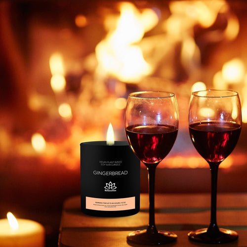 Soy Wax Candle in Glass Jar Gingerbread Cinnamon Clean Burn up to 80 Hours Handmade in USA Natural and Safe by Relaxcation 10 oz EasyOptionXY LLC