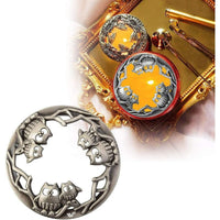 UCINNOVATE Candle Toppers Jar Shade Sleeves for Jar Candles, Gift for Halloween Thanksgiving Christmas Candle Lover -Sliver Owl EasyOptionXY LLC