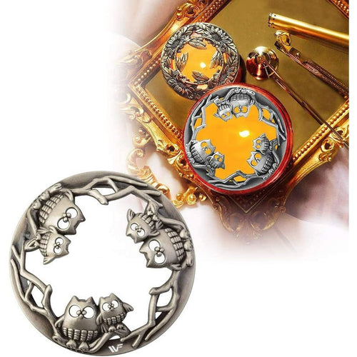 UCINNOVATE Candle Toppers Jar Shade Sleeves for Jar Candles, Gift for Halloween Thanksgiving Christmas Candle Lover -Sliver Owl EasyOptionXY LLC