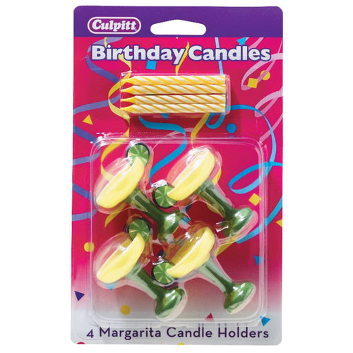 Cake Topper Decor,Margarita Shape Candles (2/PKG) EasyOptionXY LLC