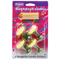 Cake Topper Decor,Margarita Shape Candles (2/PKG) EasyOptionXY LLC