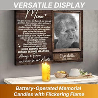 Skywin in Loving Memorial Candles for Deceased (Every Beat) - 5.9 x 2.7 in LED Flameless Candles, Remembrance Candle for Loss, Memorial Candles for Loss of Loved Ones, Sympathy Candles Memorial Gift EasyOptionXY LLC