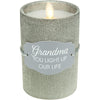 Pavilion Gift Company -Grandma-Realistic LED Flame Candle, Silver 99124 EasyOptionXY LLC