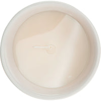 Pavilion Gift Company Surround Yourself with Positivity Tranquility Soy Wax Stoneware Vessel Single Wick Candle, White, 8oz (27102) EasyOptionXY LLC