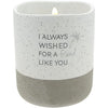 Pavilion - I Always Wished for A Friend Like You - 10-Ounce Surprise Hidden Message Natural Soy Wax Candle Cotton Scented, 1 Count (Pack of 1), 3.5' x 4' EasyOptionXY LLC