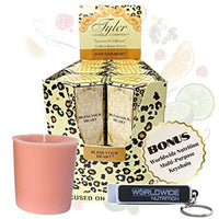 Tyler Candle Company Bless Your Heart Votive Candles - Luxury Scented Candle with Essential Oils - 16 Pack of 2 oz Small Candles with 15 Hour Burn Time Each - with Bonus Key Chain EasyOptionXY LLC