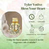 Tyler Candle Company Bless Your Heart Votive Candles - Luxury Scented Candle with Essential Oils - 16 Pack of 2 oz Small Candles with 15 Hour Burn Time Each - with Bonus Key Chain EasyOptionXY LLC