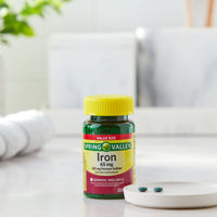 Spring Valley Iron Tablets Dietary Supplement Value Size; 65 mg; 200 Count EasyOptionXY LLC