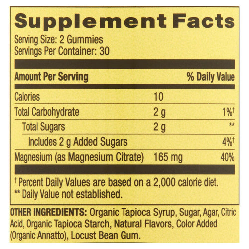 Spring Valley Magnesium Vegetarian Gummies; 165 mg; 60 Count EasyOptionXY LLC