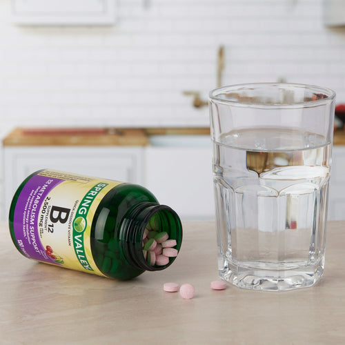 Spring Valley Vitamin B12 Quick-Dissolve Tablets Dietary Supplement; 2500 mcg; 60 Count EasyOptionXY LLC