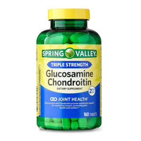 Spring Valley Triple Strength Glucosamine Chondroitin Tablets Dietary Supplement; 160 Count EasyOptionXY LLC