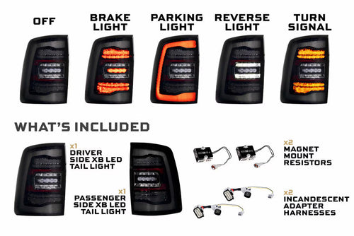 Morimoto Ram HD (2019+) XB LED Tail Lights OffRoadUSA.com