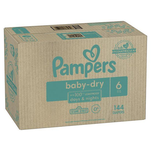 Pampers Baby-Dry Diapers Size 6, 144 Count EasyOptionXY LLC