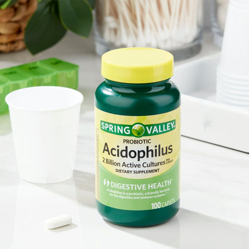 Spring Valley Probiotic Acidophilus Dietary Supplement; 100 Count EasyOptionXY LLC