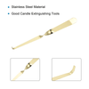 Uxcell 200x18mm Put Out Tool Extinguish Hook Spiral Candle Wick Dippers 3 Colors 3 Pack EasyOptionXY LLC