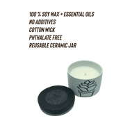 2-Pack Peppermint Eucalyptus Scented Candles 6 oz | Home Decor Candles - 100% Soy Wax Ceramic Jar EasyOptionXY LLC