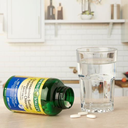 Spring Valley Glucosamine Sulfate Potassium Chloride Tablets; 1000 mg; 200 Count EasyOptionXY LLC