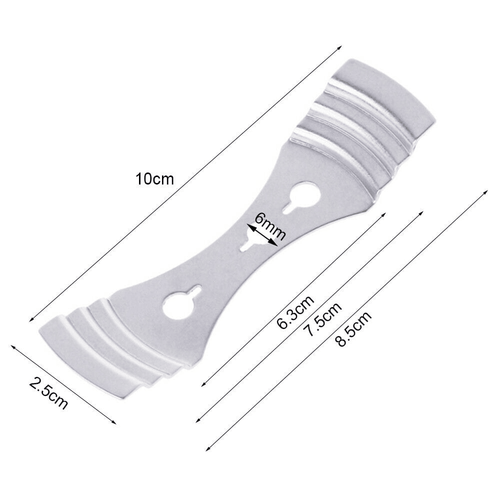 5PCS Candle Wick Centering Devices, Silver Stainless Steel Candle Wick Holder for Candle Making EasyOptionXY LLC