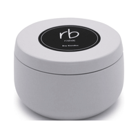 Rosbas Candle, Gardenia Scented, Natural Soy Wax, 6 oz White Tin, Cotton Wick, Long Burn Time, Drawstring Cotton Bag, Home, Handmade in USA EasyOptionXY LLC