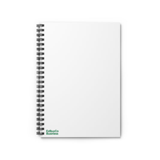 EzBuyCo Functional Spiral Notebook for Note-Taking, Journal, School Supplies, Business Planner, Gift for Students, Writers