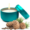 Soy Wax Candle in Tin Jar Aromatherapy Candle Gift Cedar Balsam Handmade by Relaxcation 6 oz EasyOptionXY LLC