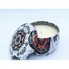 Soy Wax Candle in Tin Jar Vanilla Cream Clean Burn up to 25 Hours Handmade in USA Natural and Safe by Relaxcation 6 oz EasyOptionXY LLC