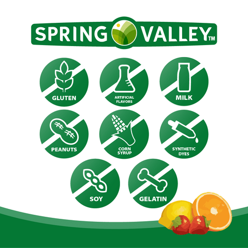 Spring Valley Vitamin D3 Gummies; 50 mcg; 300 Count EasyOptionXY LLC