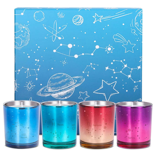Aromatherapy Scented Candle Christmas Gift Set, 4 Pack Soy Wax Candles for Home Scented EasyOptionXY LLC