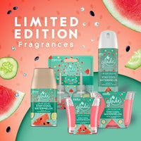 Glade Scented Candle Jar, Stay Cool Watermelon Scent, Infused with Essential Oils, Spring Limited Edition Fragrance, Positive Vibes Collection, 2 Candles, 3.4 Oz, 96 g each EasyOptionXY LLC