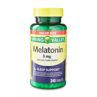 Spring Valley Melatonin Tablets Dietary Supplement Value Size; 5 mg; 240 Count EasyOptionXY LLC