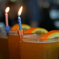 Wish Clips Birthday Candles for Drinks 15 Colored Candles and Clips Happy Birthday Cake Candles with Holder 21st Birthday Gifts for Her Him Beer Cake Bottle Shot Glass Wine Cup Candle Holder EasyOptionXY LLC