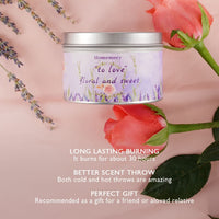 Homemory Candles for Home Scented, Lavender & Rose Scented Candles, Candles Gifts for Women, Natural Soy Candles, Stress Relief Candles with Essential Oils, Hand-Poured Aromatherapy Candle, 6oz EasyOptionXY LLC