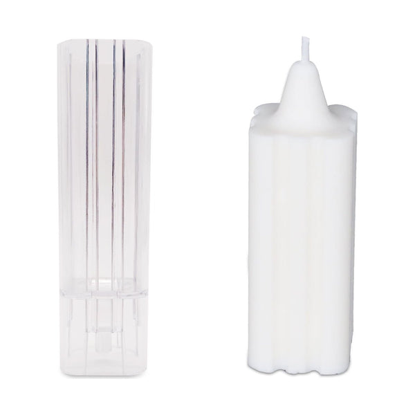 Candle Lab 10.5 cm Tall Candle Mold 8.5cm Wide Cuboid Shape Acrylic Candle Mold EasyOptionXY LLC