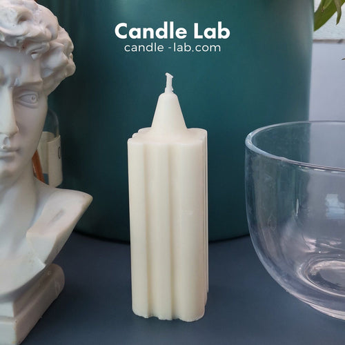 Candle Lab 10.5 cm Tall Candle Mold 8.5cm Wide Cuboid Shape Acrylic Candle Mold EasyOptionXY LLC