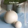 Candle Lab 9cm Diameter Sphere Ball Shape Candle Mold for DIY Candle Making EasyOptionXY LLC