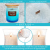 Gedengni Sea Salt Scented Candles for Home - Jar Candles 8.4 oz - Burn Time 50+H Wooden Wick Candles - Candles Gifts for Women EasyOptionXY LLC