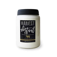 Milkhouse Candle Company, Farmhouse Collection, 26 Ounce Apothecary Jar, Harvest Festival EasyOptionXY LLC