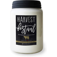 Milkhouse Candle Company, Farmhouse Collection, 26 Ounce Apothecary Jar, Harvest Festival EasyOptionXY LLC