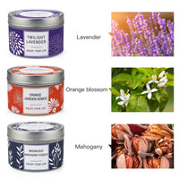 Candles for Home Scented, Scented Candles 100 Hour Long Lasting Soy Candles, Aromatherapy Candles Gifts, 3 Pack EasyOptionXY LLC