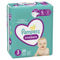 Pampers Cruisers Active Fit Taped Diapers Size 3, 25 Count EasyOptionXY LLC