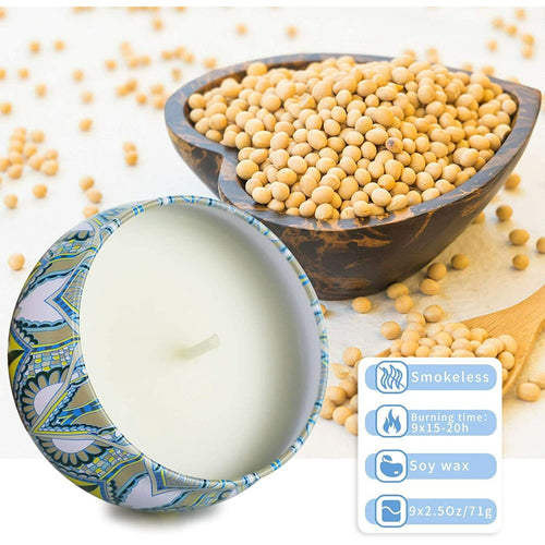 Candles Gift for Mom, Natural Soy Wax Candles Gifts Set for Women, 240 Hours Bulk Candles for Home Scented, Ideal Gifts for Christmas, Thanksgiving, Birthday, Yoga, 9pcs EasyOptionXY LLC